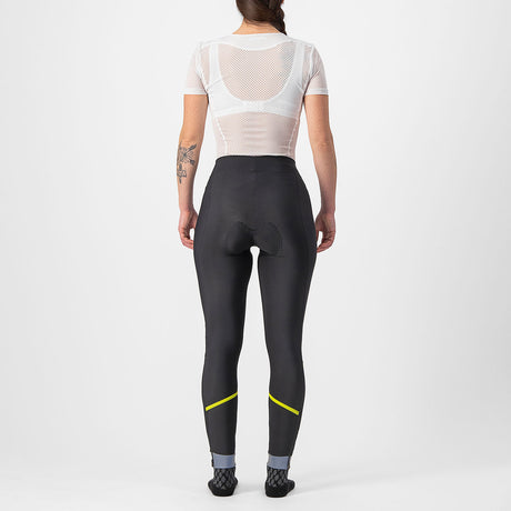 Calzamaglia senza bretelle donna Castelli Velocissima DT - Nero verde - F