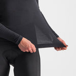 Camiseta interior mujer mangas largas Castelli Bandito Wool - Negro