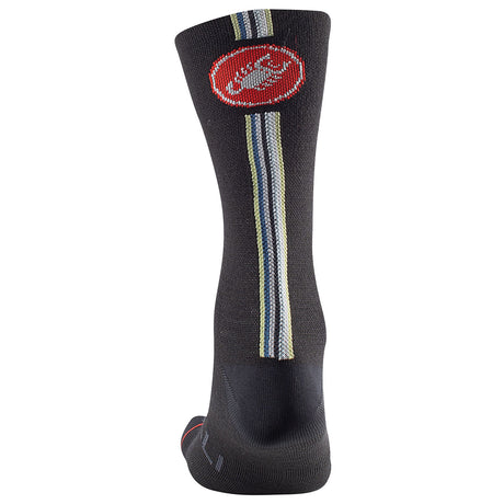 Calze Castelli Racing Stripe 18 - Nero - C