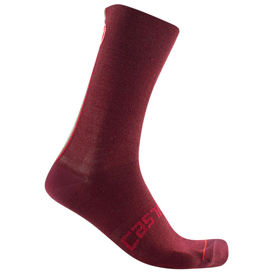 Calze Castelli Racing Stripe 18 - Bordeaux