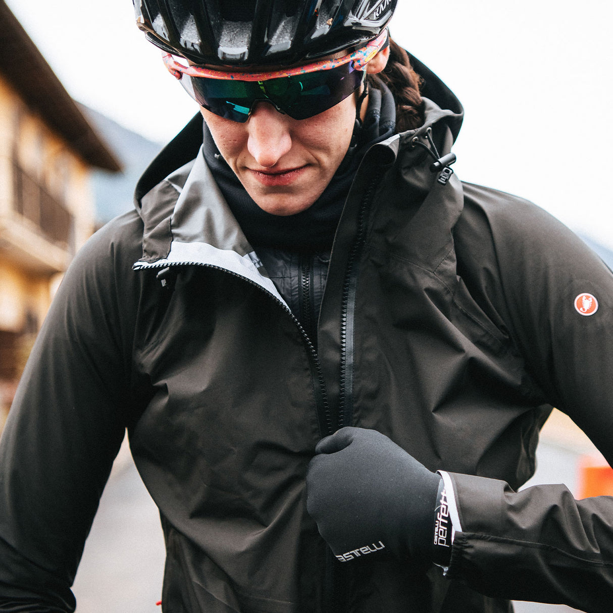 Mantellina donna Castelli Trail Endurance GT - Grigio - E