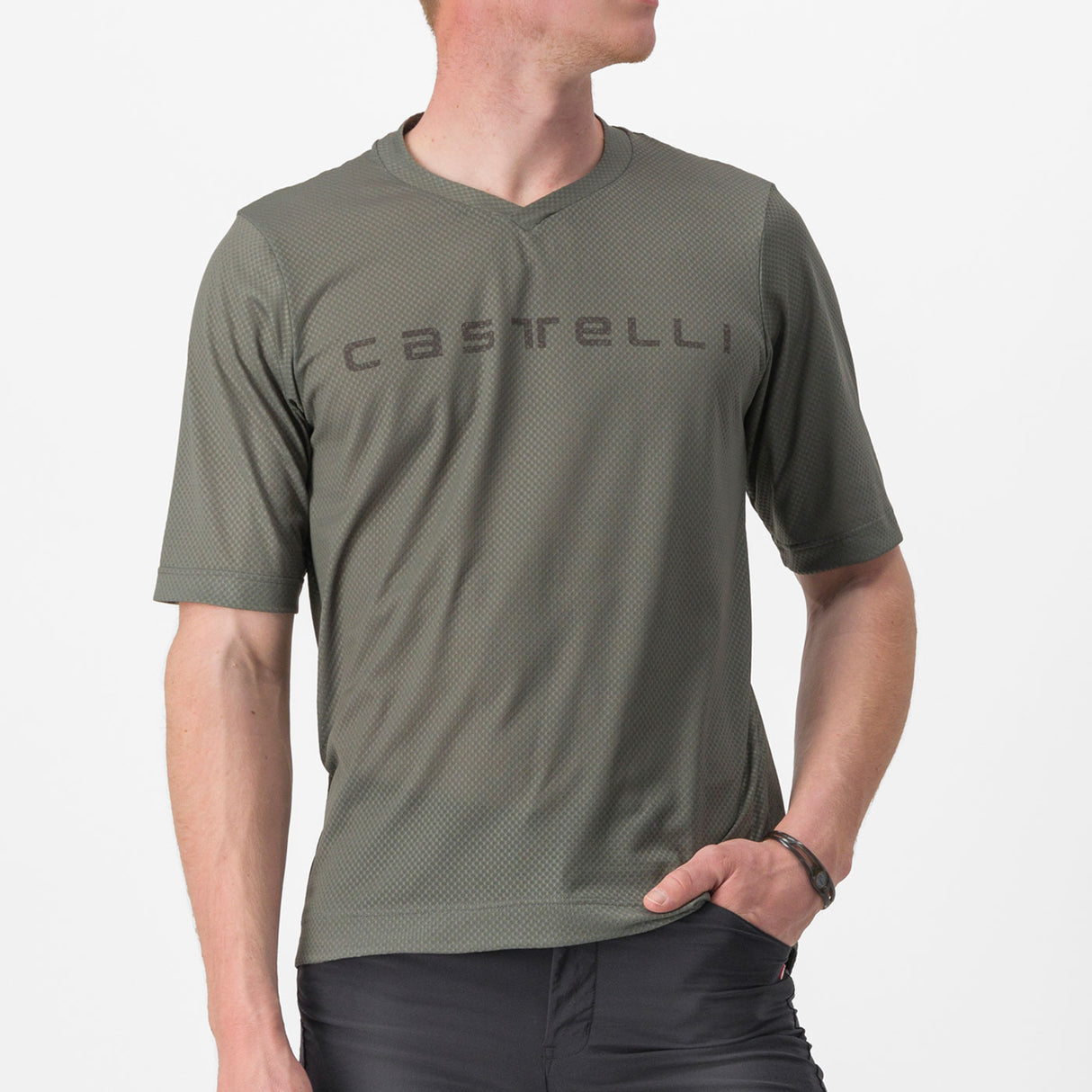 Maglia Castelli Trail Tech Tee 2 - Grigio - Q
