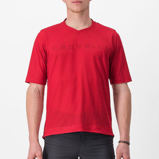Maillot Castelli Trail Tech Tee 2 - Rouge