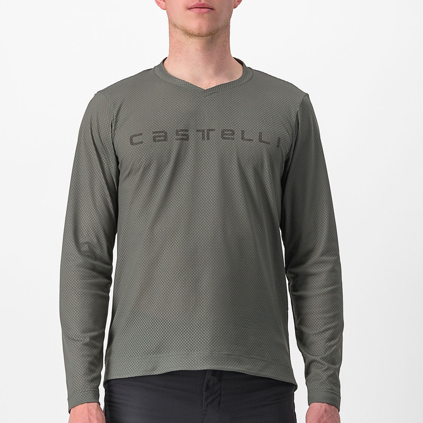 Maglia maniche lunghe Castelli Trail Tech Tee 2 - Grigio - P
