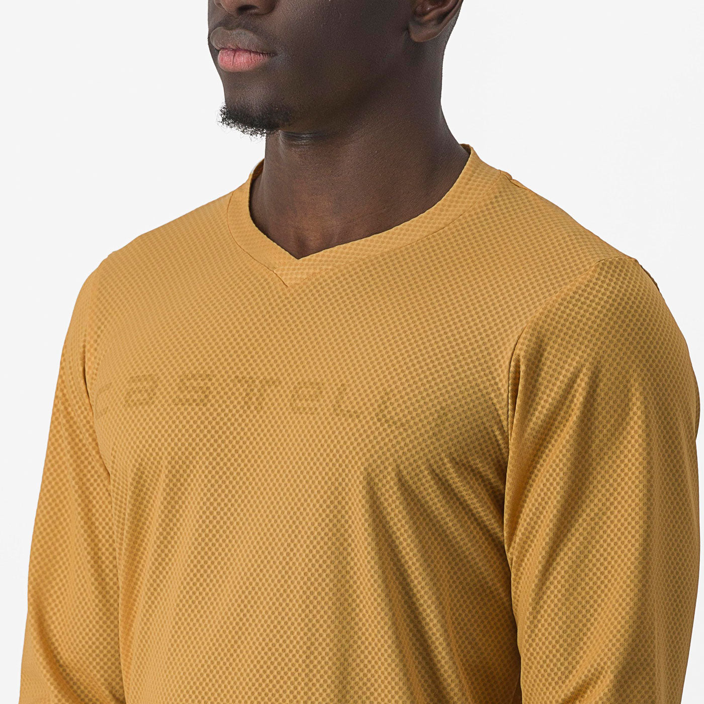 Maglia maniche lunghe Castelli Trail Tech Tee 2 - Giallo - Q