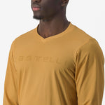 Castelli Trail Tech Tee 2 long sleeves jersey - Yellow