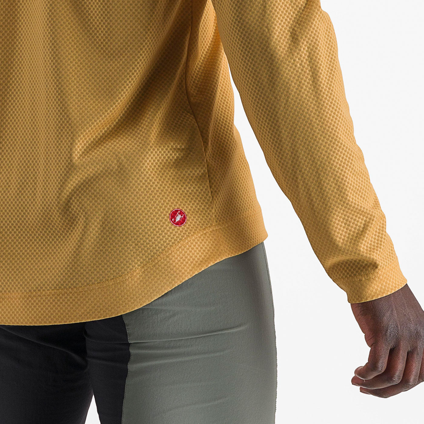 Maglia maniche lunghe Castelli Trail Tech Tee 2 - Giallo - A