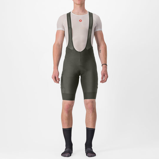 Castelli Unlimited Cargo bib shorts - Green