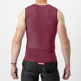 Maglia intima senza maniche Castelli Pro Mesh 2.0 - Bordeaux - F