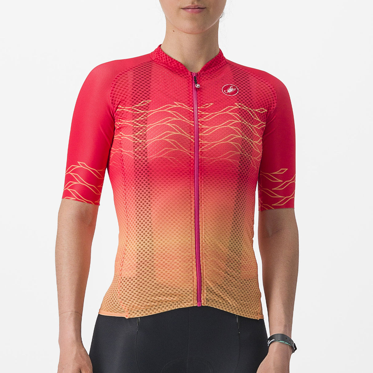 Maglia donna Castelli Climber's 2.0 - Rosa arancio - L