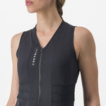 Castelli Anima 4 woman sleeveless jersey - Black
