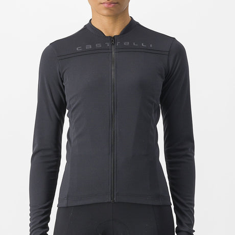 Maglia maniche lunghe donna Castelli Anima 4 - Nero - O