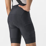 Castelli Unlimited Cargo woman bib shorts - Black