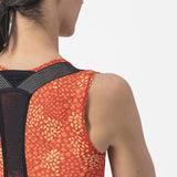 Maglia intima senza maniche donna Castelli Pro Mesh 4 - Arancio - C