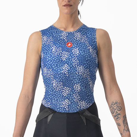 Maglia intima senza maniche donna Castelli Pro Mesh 4 - Blu - G