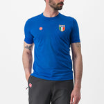 T-Shirt Castelli Italia Merino - Bleu