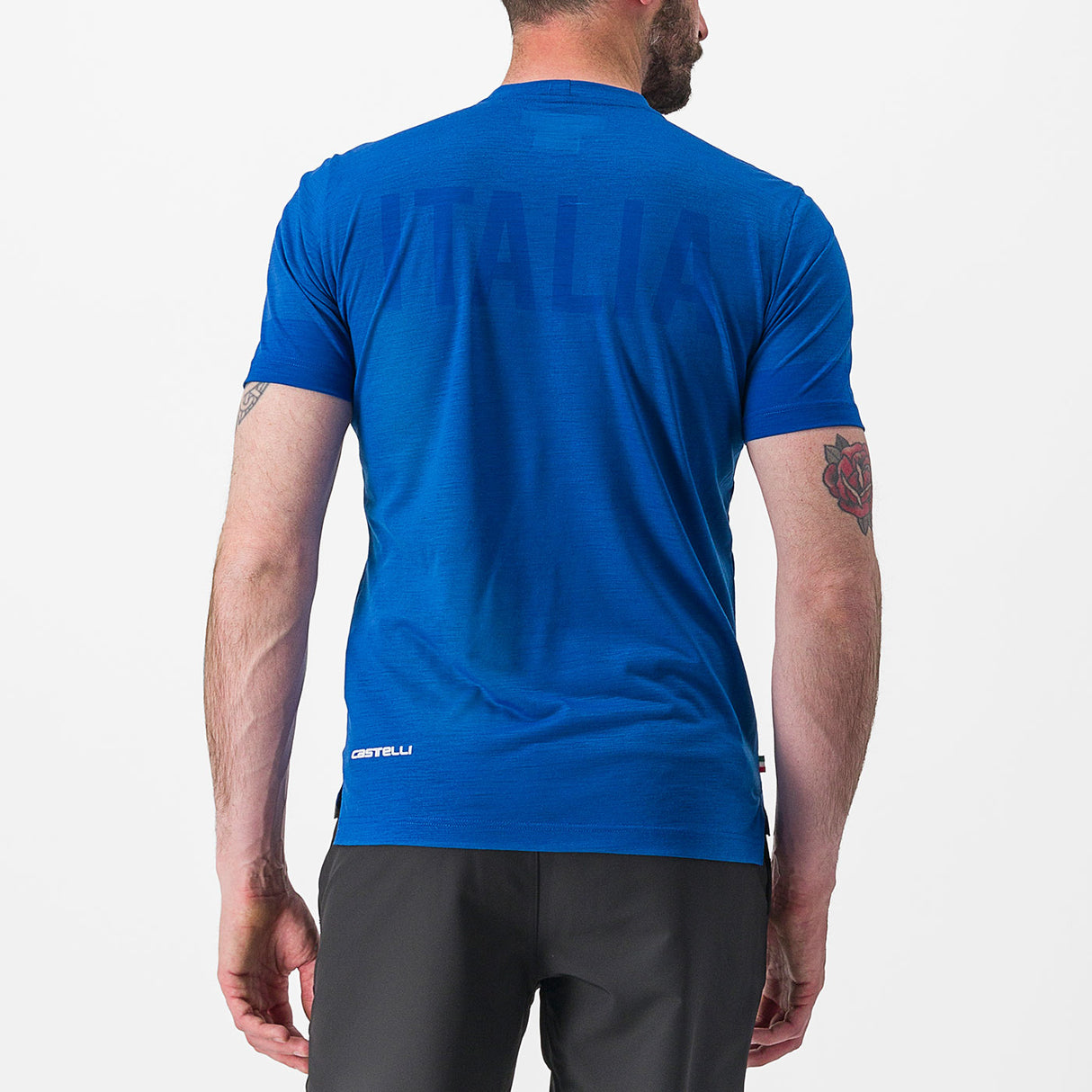 T-Shirt Castelli Italia Merino - Blu - E