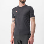 T-Shirt Castelli Merino - Negro