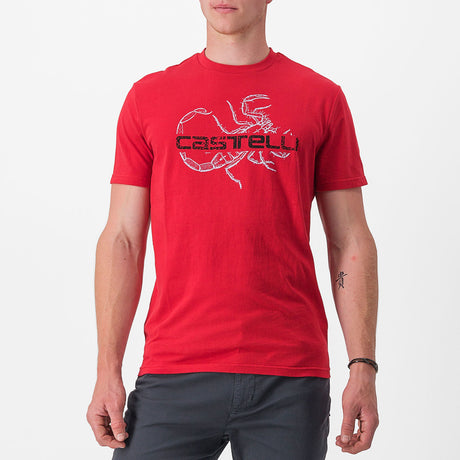 T-Shirt Castelli Finale - Rosso - B