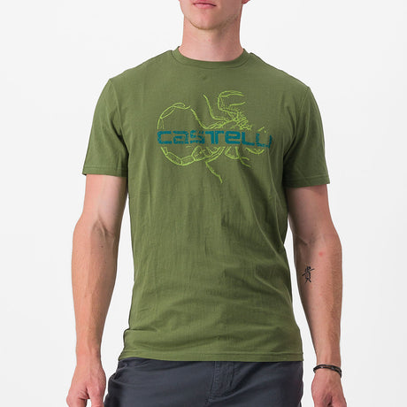 T-Shirt Castelli Finale - Verde - M