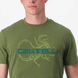 T-Shirt Castelli Finale - Verde - O