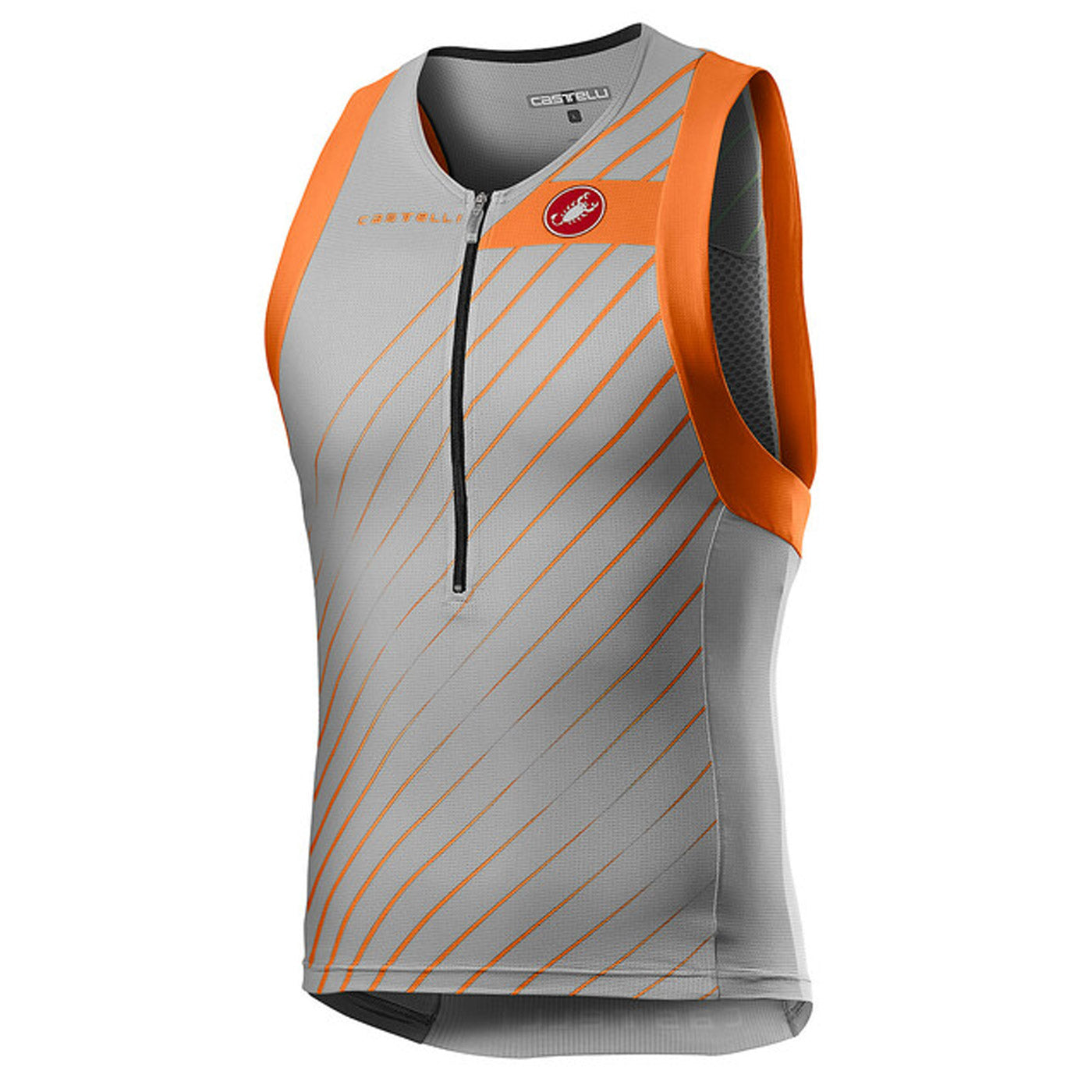 Castelli Free Tri Top - Ventilated Triathlon Jersey With SnapLock For Tri Shorts