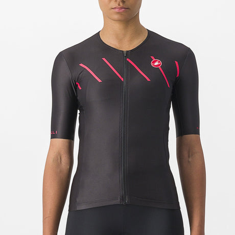 Maglia donna Castelli Free Speed 2 Race - Nero rosa - E