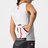 Top Castelli donna Free 2 Tri Singlet - Bianco - E