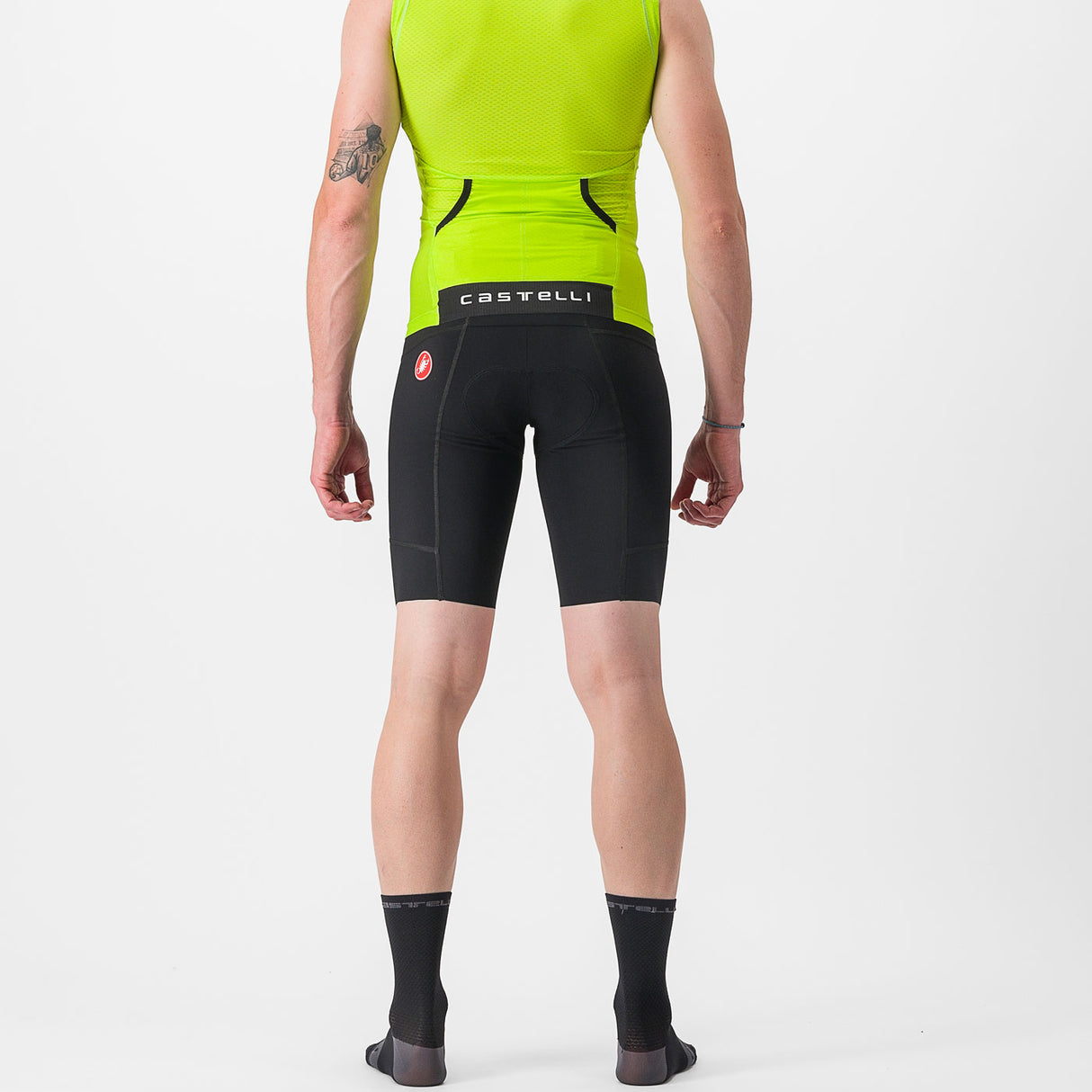 Pantaloncini Castelli Ride Run - Nero - G