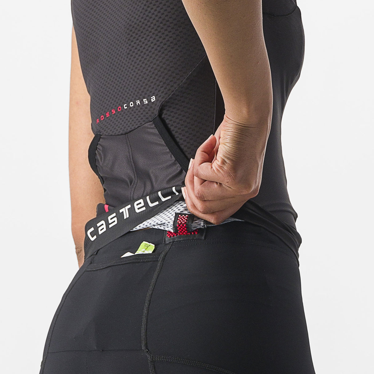 Pantaloncini donna Castelli Ride Run - Nero - E