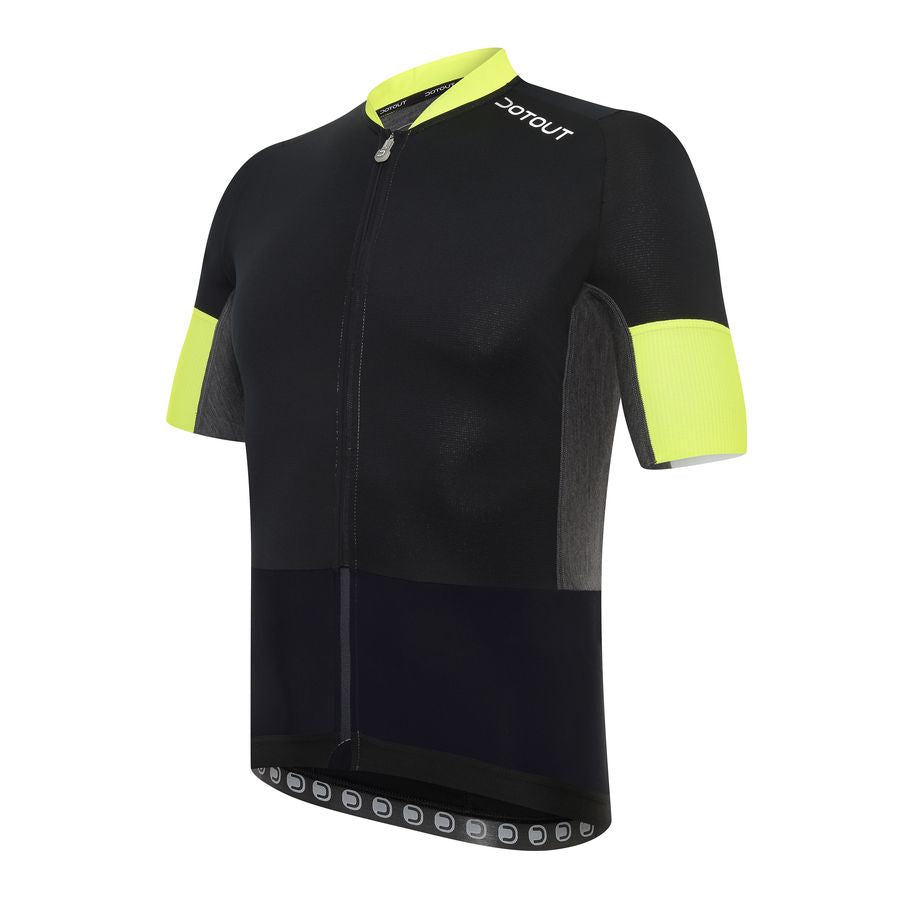 Maglia DotOut Race Wool.2 - Nero Giallo