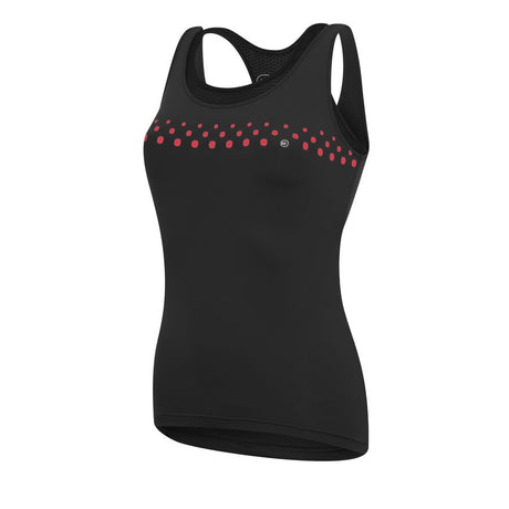 Top Donna DotOut Flip - Nero Rosso