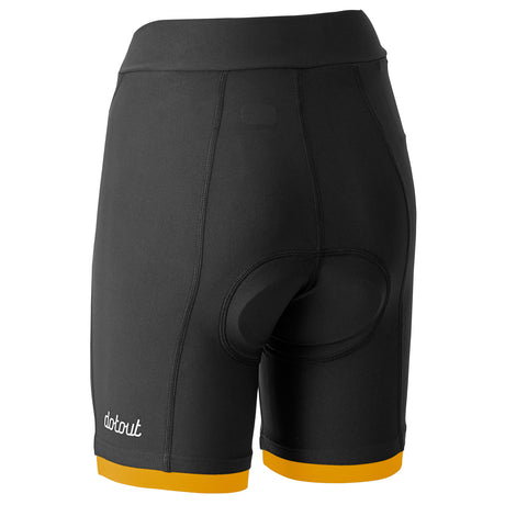 Pantaloncini donna Dotout Instinct - Nero giallo