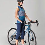 Maglia senza maniche donna Dotout Flash - Blu