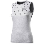 T-shirt senza maniche donna Dotout Stars Muscle - Nero