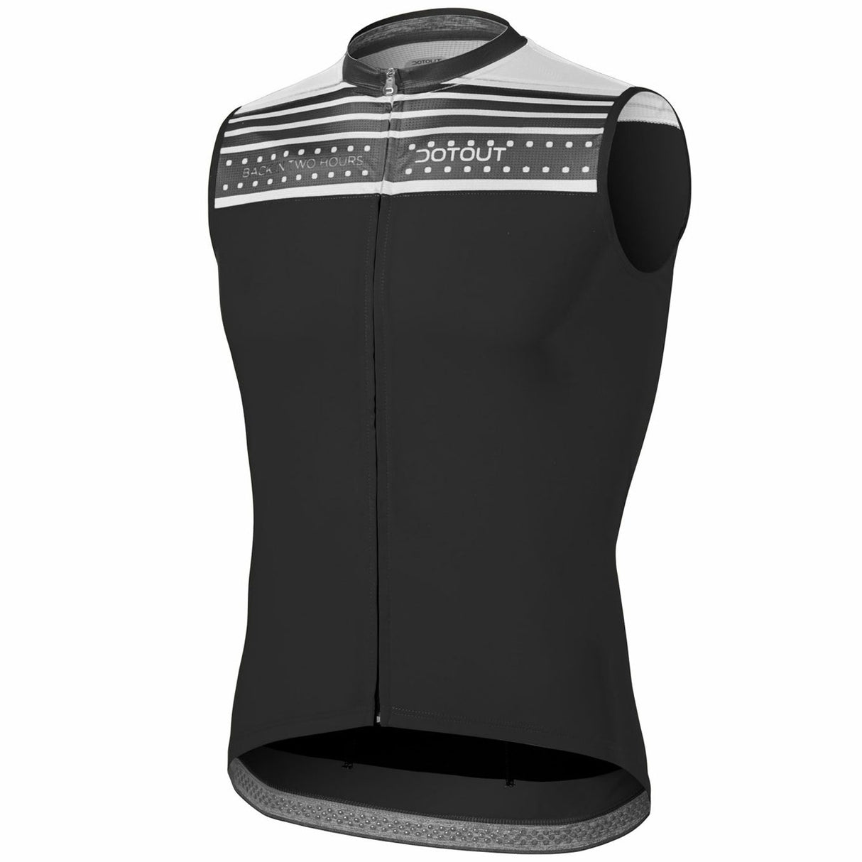 Maglia senza maniche Dotout Flash - Nero bianco - F