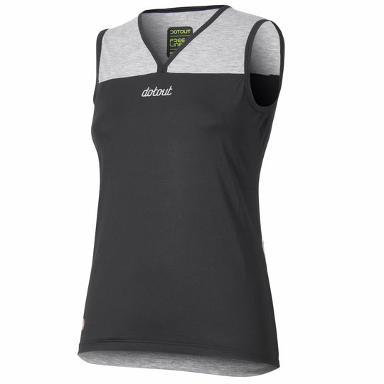 Dotout Flip Muscle woman sleeveless T-shirt - Black