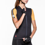Dotout Stripe woman jersey - Black yellow