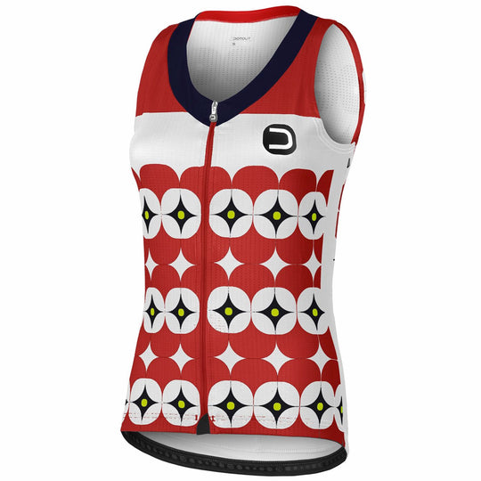 Top mujer Dotout Caprice - Rojo