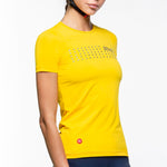 T-shirt mujer Dotout Lux - Amarillo