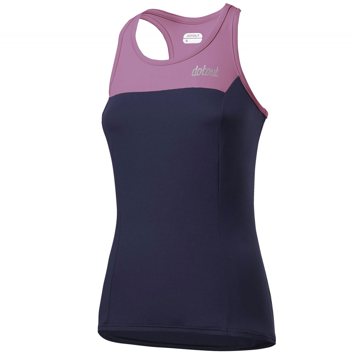Top donna Dotout Crew - Blu - H