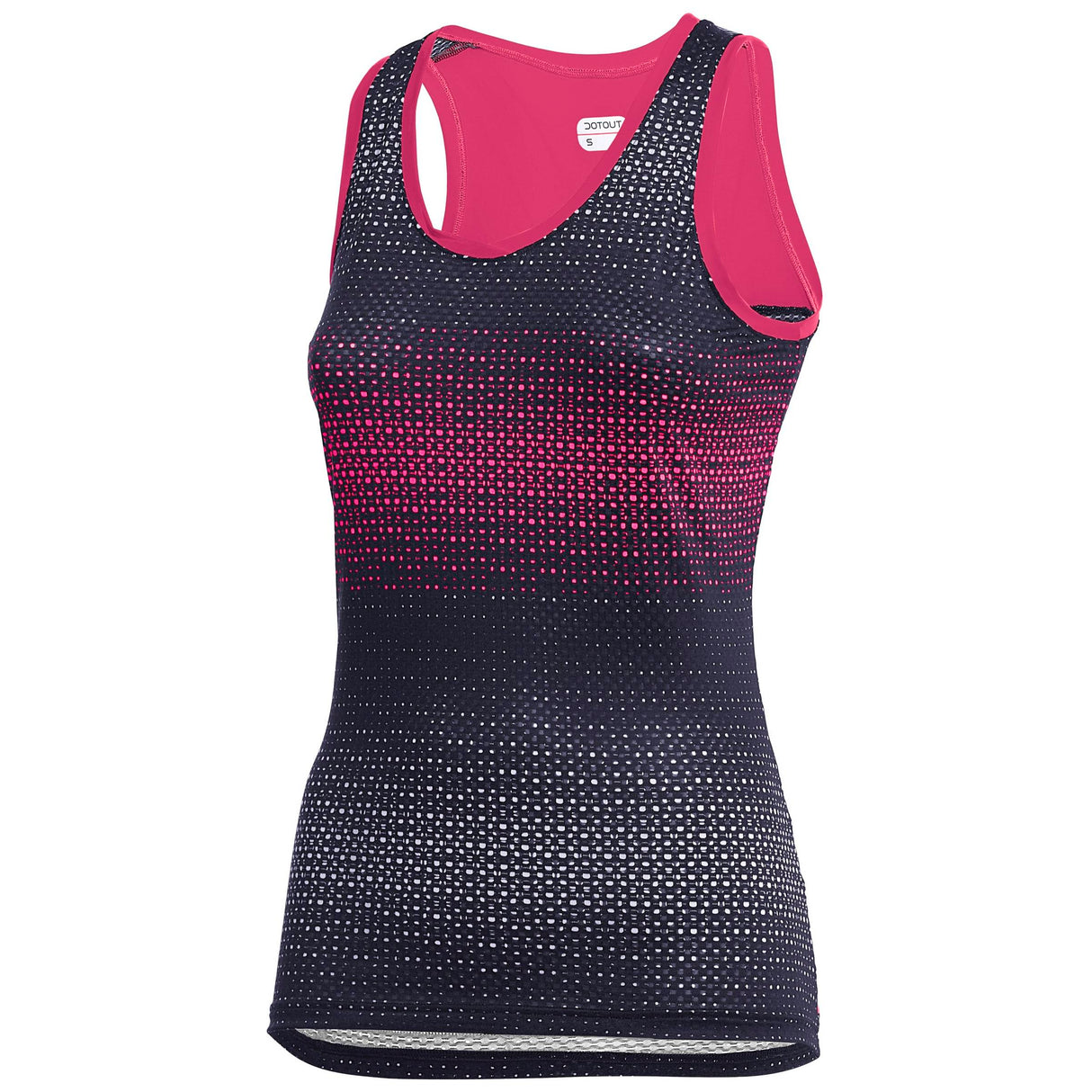 Top donna Dotout Rainbow - Blu fucsia - Q