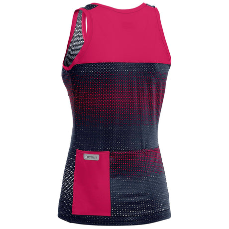 Top donna Dotout Rainbow - Blu fucsia - A