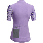 Dotout Check women jersey - Lilac melange
