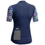 Dotout Check women jersey - Melange blue