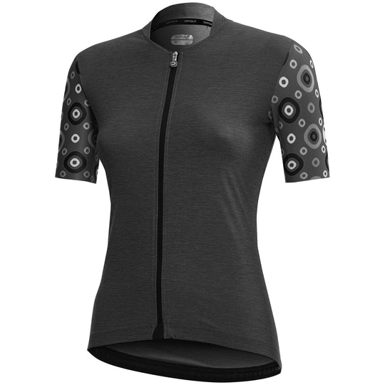 Dotout Check women jersey - Dark gray