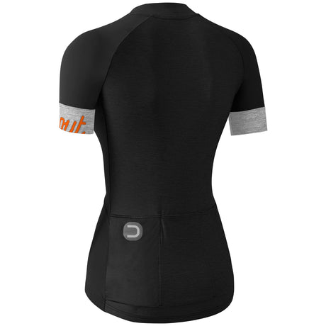 Maglia Dotout Crew Donna - Nero grigio melange - P