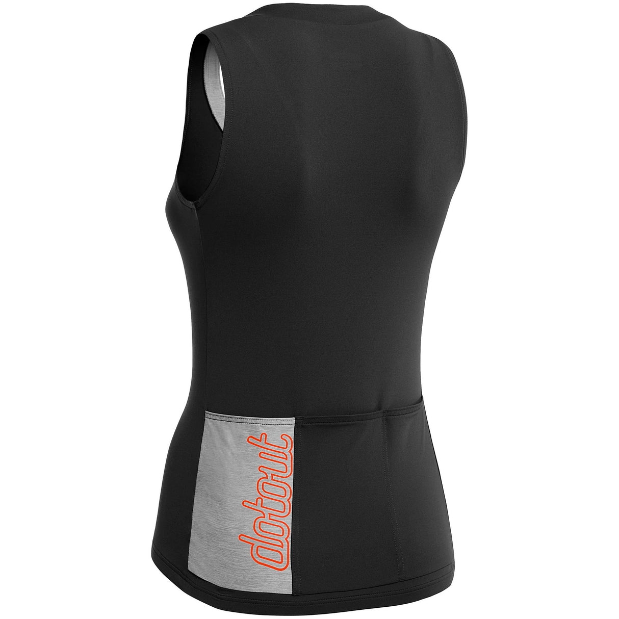 Maglia donna senza maniche Dotout Crew - Nero - A