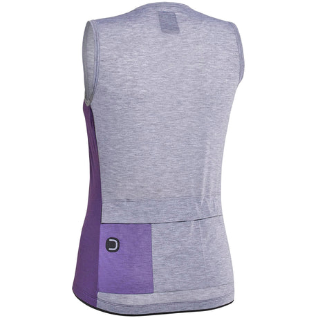 Maglia donna senza maniche Dotout Glory - Viola grigio - G