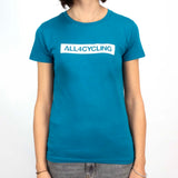 T-Shirt donna All4cycling - Blu - O